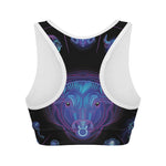 Taurus And Astrological Signs Print Women's Sports Bra