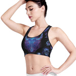 Taurus And Astrological Signs Print Women's Sports Bra