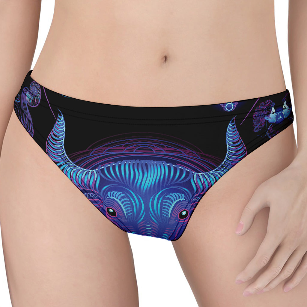 Taurus And Astrological Signs Print Women's Thong