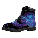 Taurus And Astrological Signs Print Work Boots