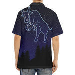 Taurus Constellation Print Aloha Shirt