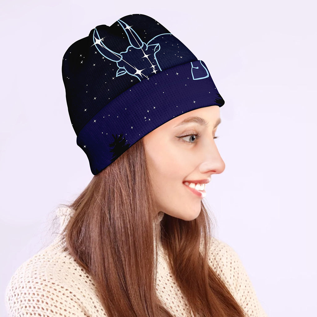 Taurus Constellation Print Beanie