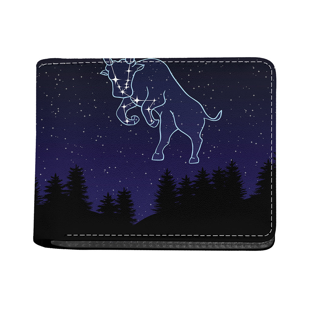 Taurus Constellation Print Bifold Wallet