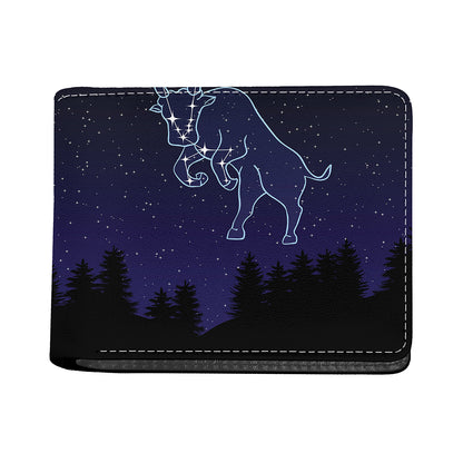Taurus Constellation Print Bifold Wallet