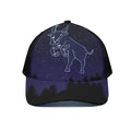 Taurus Constellation Print Black Mesh Trucker Hat