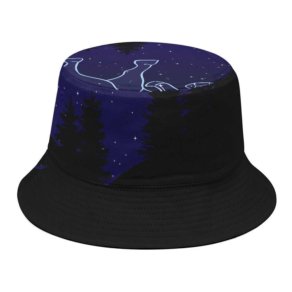 Taurus Constellation Print Bucket Hat