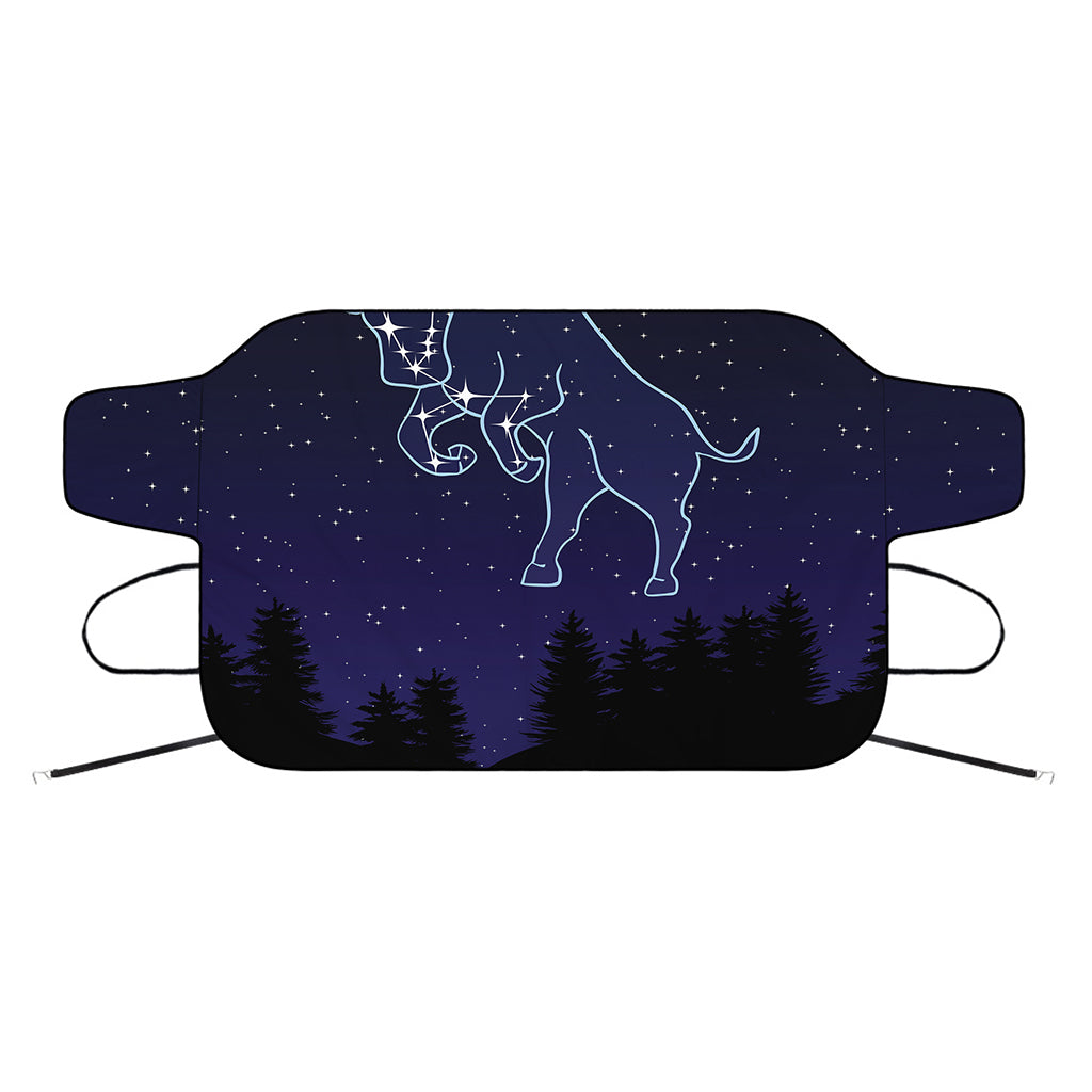 Taurus Constellation Print Car Windshield Snow Cover