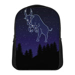 Taurus Constellation Print Casual Backpack