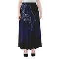 Taurus Constellation Print Chiffon Maxi Skirt