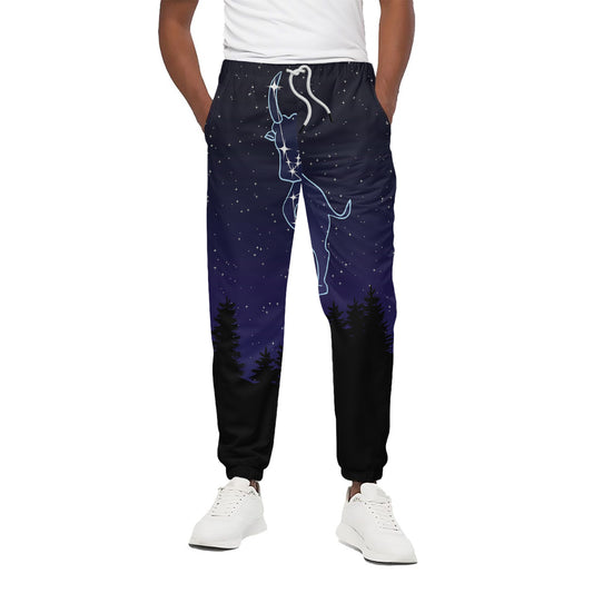Taurus Constellation Print Cotton Pants