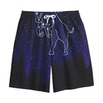 Taurus Constellation Print Cotton Shorts