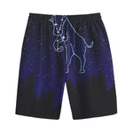 Taurus Constellation Print Cotton Shorts