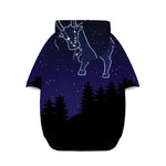 Taurus Constellation Print Dog Zip Up Hoodie