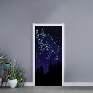 Taurus Constellation Print Door Sticker