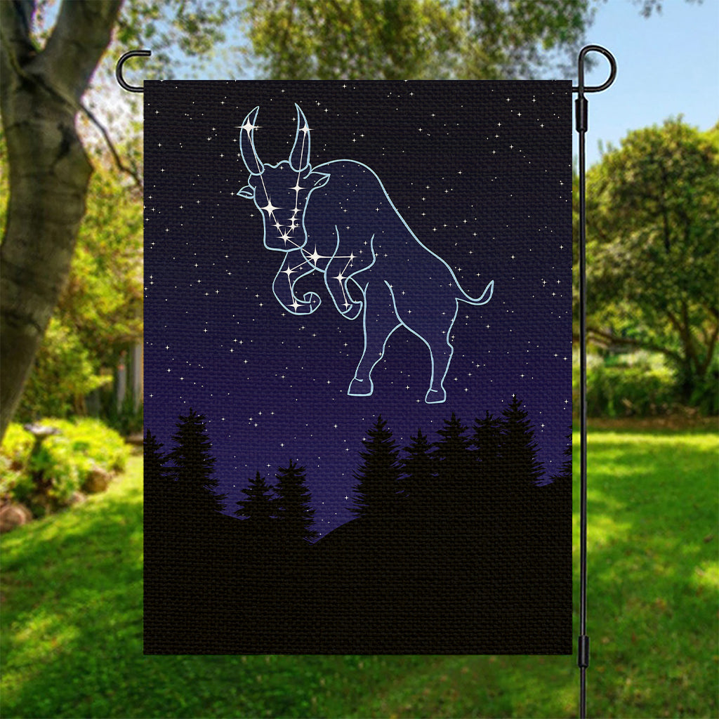 Taurus Constellation Print Garden Flag