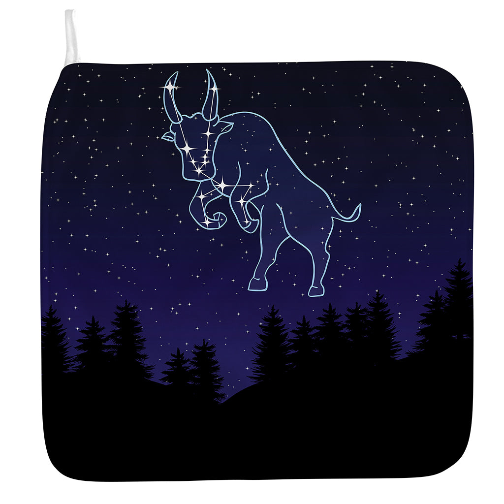 Taurus Constellation Print Hand Towel
