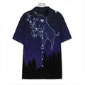 Taurus Constellation Print Hawaiian Shirt