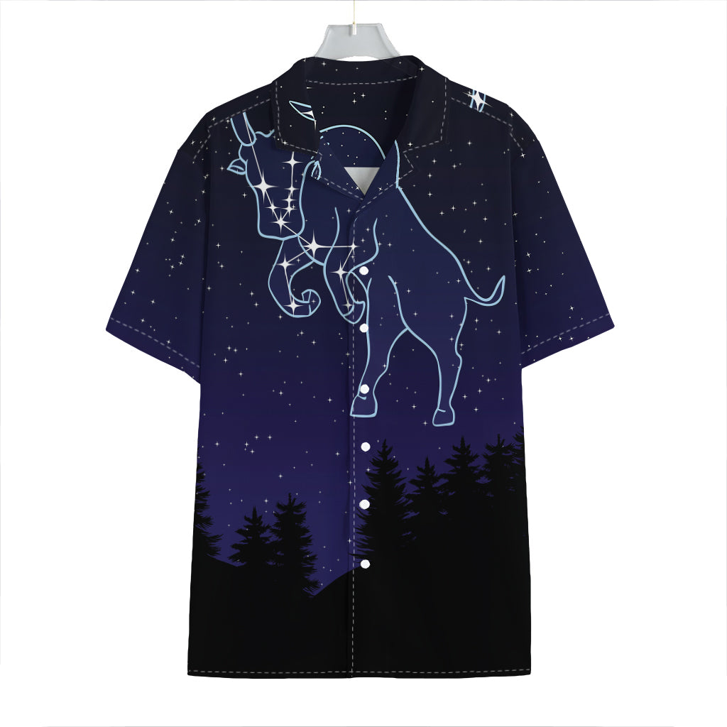 Taurus Constellation Print Hawaiian Shirt