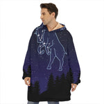 Taurus Constellation Print Hoodie Blanket