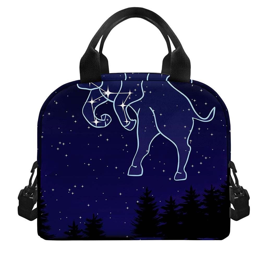 Taurus Constellation Print Insulated Lunch Bag