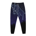 Taurus Constellation Print Jogger Pants
