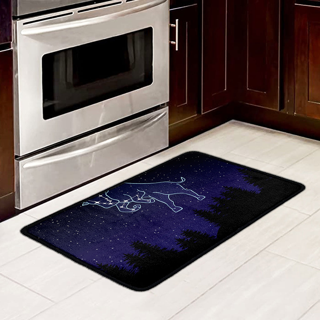 Taurus Constellation Print Kitchen Mat