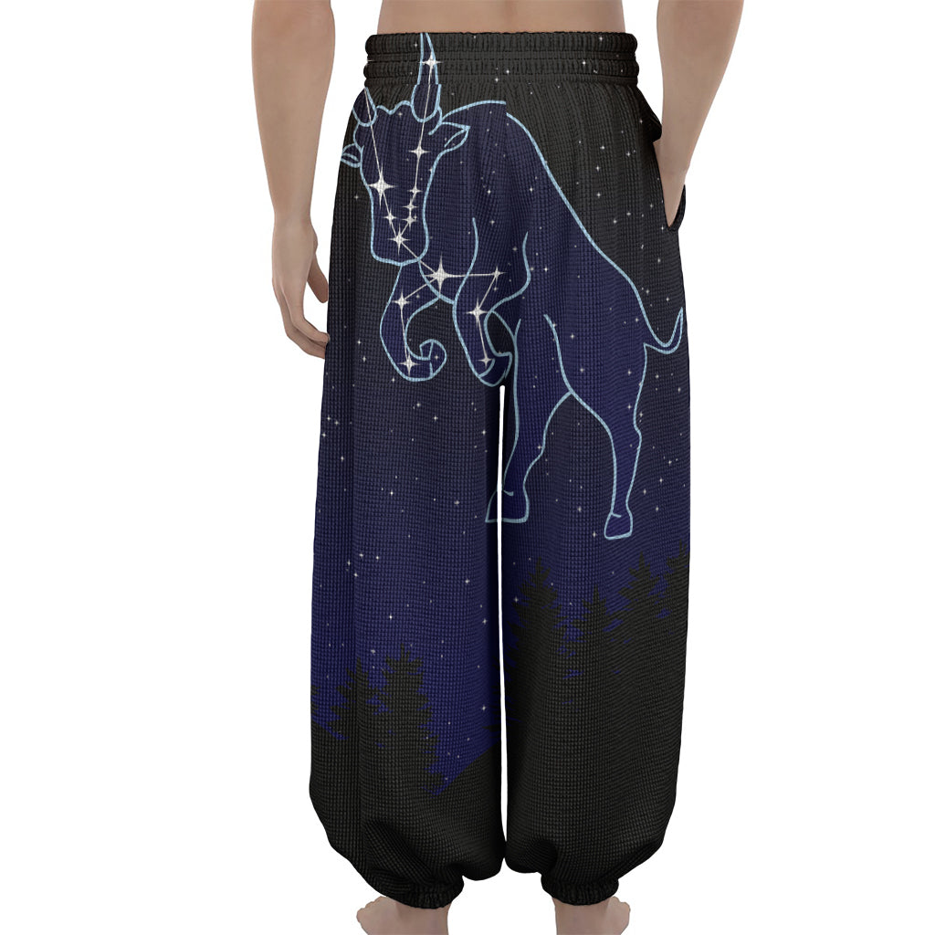 Taurus Constellation Print Lantern Pants