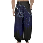 Taurus Constellation Print Lantern Pants