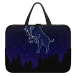 Taurus Constellation Print Laptop Sleeve With Handle