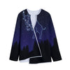 Taurus Constellation Print Long Sleeve Short Coat