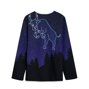 Taurus Constellation Print Long Sleeve Short Coat