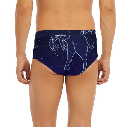 Taurus Constellation Print Men's Briefs