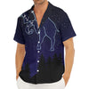 Taurus Constellation Print Men's Deep V-Neck Shirt