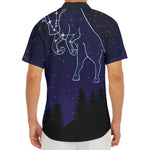 Taurus Constellation Print Men's Deep V-Neck Shirt