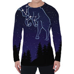 Taurus Constellation Print Men's Long Sleeve T-Shirt