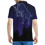 Taurus Constellation Print Men's Polo Shirt