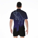 Taurus Constellation Print Men's Rompers