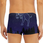 Taurus Constellation Print Men's Short Boxer Briefs