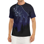 Taurus Constellation Print Men's Short Sleeve Rash Guard