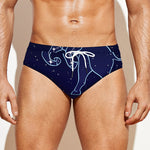Taurus Constellation Print Men's Swim Briefs
