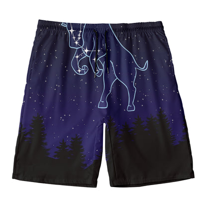 Taurus Constellation Print Men's Swim Trunks
