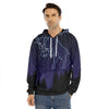 Taurus Constellation Print Men's Velvet Pullover Hoodie