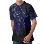 Taurus Constellation Print Men's Velvet T-Shirt