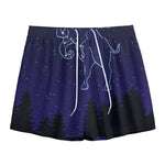 Taurus Constellation Print Mesh Shorts