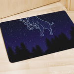 Taurus Constellation Print Polyester Doormat