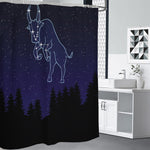 Taurus Constellation Print Premium Shower Curtain