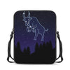 Taurus Constellation Print Rectangular Crossbody Bag
