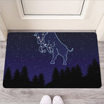 Taurus Constellation Print Rubber Doormat