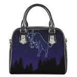 Taurus Constellation Print Shoulder Handbag