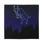 Taurus Constellation Print Silk Bandana